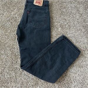 Levi’s Jeans 505 Black Regular Fit Straight Leg Size 34 Men’s